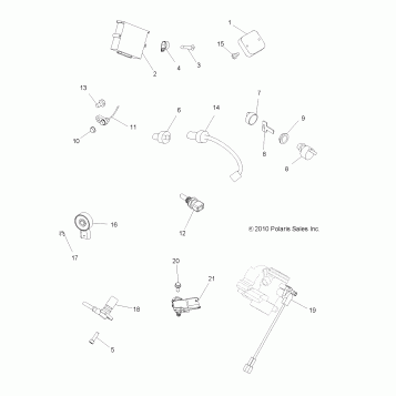 ELECTRICAL, SWITCHES and SENSORS and ECM - A11CF76AA (49ATVELECT116X6)