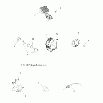 ELECTRICAL, SWITCHES and SENSORS and CONTROL MODULES - A11NG50AA (49ATVELECT11SCRAM)