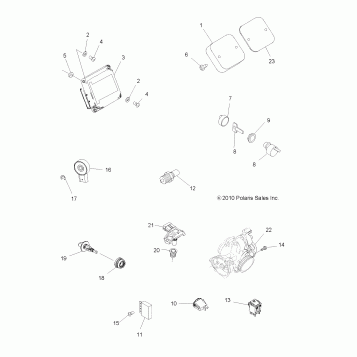 ELECTRICAL, SWITCHES and SENSORS and ECM - A11MN50ET (49ATVELECT11SP500TR)