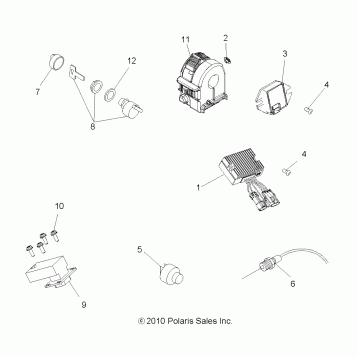 ELECTRICAL, SWITCHES and SENSORS and CONTROL MODULES - A13NA32AA (49ATVELECT11TBLZR)