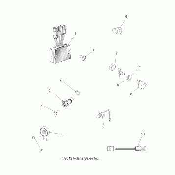 ELECTRICAL, SWITCHES, SENSORS and ECM - A13MB46FZ (49ATVELECT12400)