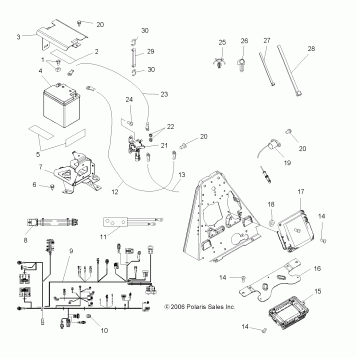 ELECTRICAL - A07TH50AL/AQ/AU/AZ/TN50AF/AS/AU (49ATVELECTX2500EFI)