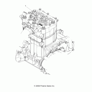 ENGINE, SHORT BLOCK - A13MH76AD/AX/AZ (49ATVENGINE096X6)