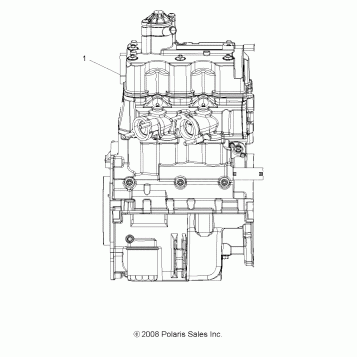 ENGINE, SHORT BLOCK - A11DX85AF/AG/AZ (49ATVENGINE09SPXP850)