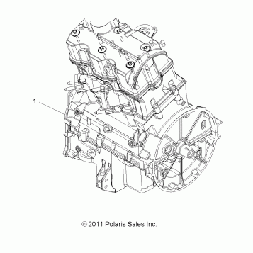 ENGINE, SHORT BLOCK - A16SVA85A2 (49ATVENGINE12SP850)