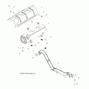 ENGINE, EXHAUST - A10DX85AL/AF (49ATVEXHAUST10SPTRGEPS8)