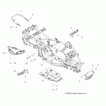 FRAME, MAIN - A07GP52AA/AB (49ATVFRAME07OUT525)