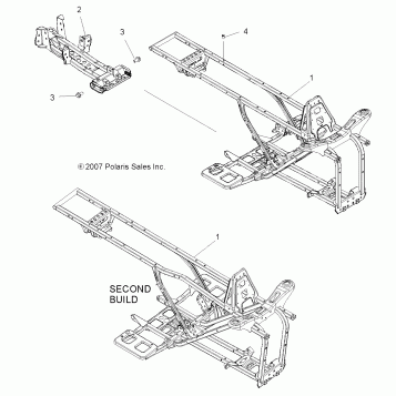 CHASSIS, FRAME - A08LH27AW/AX/AZ (49ATVFRAME08SP300)