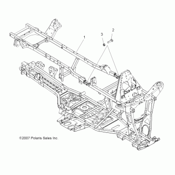 CHASSIS, FRAME - A09DN50EA (49ATVFRAME08SPTRG800I)
