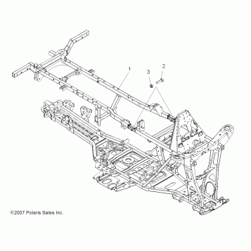 CHASSIS, FRAME - A08TN68AX/AZ (49ATVFRAME08SPX25)
