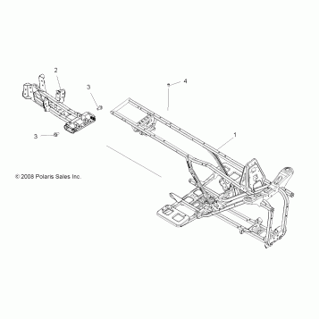 CHASSIS, FRAME - A09LH27AX/AZ (49ATVFRAME09SP300)