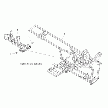 CHASSIS, FRAME - A09LH46AQ/AX/AZ (49ATVFRAME09SP400)