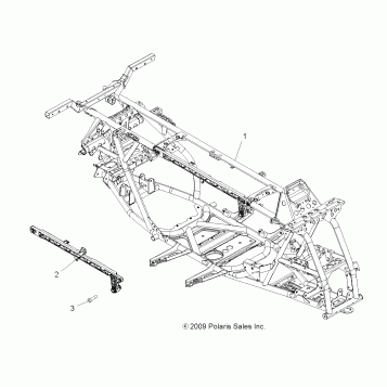 CHASSIS, MAIN FRAME - A10TN55AL/AX (49ATVFRAME10SP550X2)