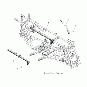 CHASSIS, MAIN FRAME - A11ZN55AA/AQ/AZ (49ATVFRAME11SPEPS550)