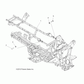 CHASSIS, FRAME - A11DH50AX/AZ (49ATVFRAME11SPTRG500)