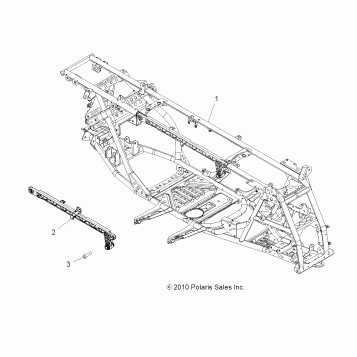 CHASSIS, MAIN FRAME - A11DX85AF/AG/AZ (49ATVFRAME11SPTRG550)