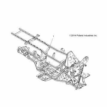 CHASSIS, FRAME - A16SUH57N6 (49ATVFRAME15UTE)