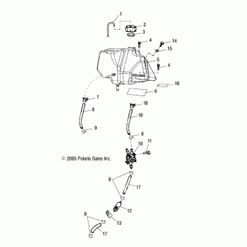 FUEL TANK - A07PB20AA/AD (49ATVFUEL07PHX)