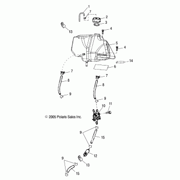 FUEL TANK - A07SB20AA (49ATVFUEL07SAW)