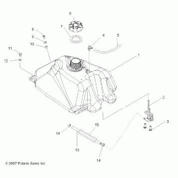 BODY, FUEL TANK - A08GJ52AA/AB/AC (49ATVFUEL08OUT525S)