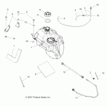 BODY, FUEL TANK ASM. - A08TN76AA/AQ (49ATVFUEL08SP800INTL)