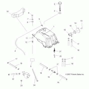 BODY, FUEL SYSTEM - A08BA32AA (49ATVFUEL08TB)