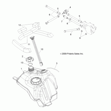 BODY, FUEL SYSTEM - A10EA32AA (49ATVFUEL10TBLZR)
