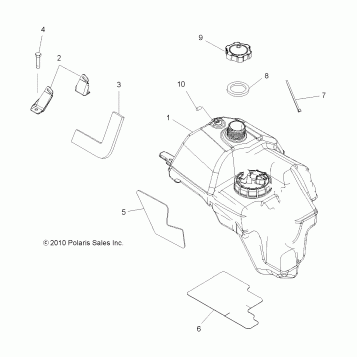 BODY, FUEL TANK ASM. - A12MH50FF/FX/FY (49ATVFUEL11SP500F)