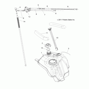 BODY, FUEL SYSTEM - A12NG50AA (49ATVFUEL12SCRAM)
