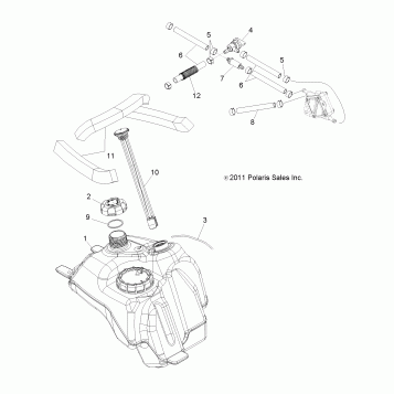 BODY, FUEL SYSTEM - A12NA32AA (49ATVFUEL12TBLZR)