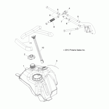 BODY, FUEL SYSTEM - A13NA32AA (49ATVFUEL13TBLZR)