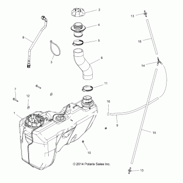 BODY, FUEL TANK - A16SVE95AA/AM