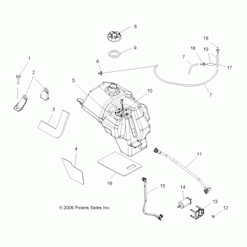 FUEL TANK - A07MH76AL/AQ/AX/AY/AZ/A2/MN76AF/AT/AY (49ATVFUEL800EFI)