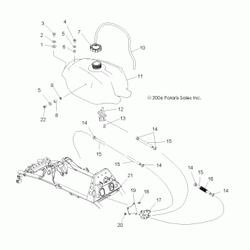 FUEL TANK - A07GJ50AA/AB/AC (49ATVFUELPRED500)