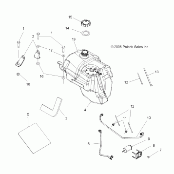 FUEL TANK - A07TH50EA (49ATVFUELX2QUAD)