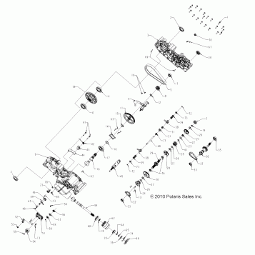 DRIVE TRAIN, MAIN GEARCASE - A12MH50FF/FX/FY (49ATVGEARCASE1332897)
