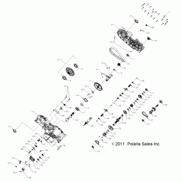 DRIVE TRAIN, MAIN GEARCASE - A13MB46FZ (49ATVGEARCASE1332928)
