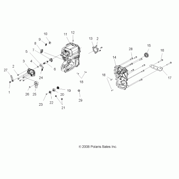 TRANSMISSION - A07MH76AL/AQ/AX/AY/AZ/A2/MN76AF/AT/AY (49ATVGEARCASE800EFI)