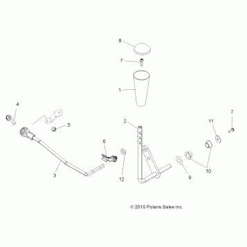DRIVE TRAIN, GEAR SELECTOR - A14ZN8EAB/C/I/M/P/S (49ATVGEARSELECT11SPTRG850)