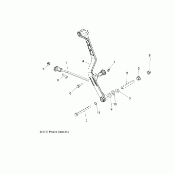 DRIVE TRAIN, GEAR SELECTOR - A13GH85AJ/EAK (49ATVGEARSELECT13SCRAM)