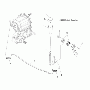 GEAR SELECTOR - A07MH76AL/AQ/AX/AY/AZ/A2/MN76AF/AT/AY (49ATVGEARSELECT800EFI)