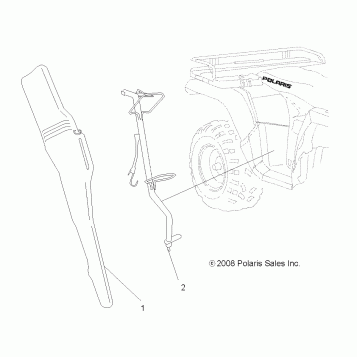 GUN BOOT - A06MH50AT (49ATVGUNBOOT07500EFI)