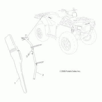 OPTIONS, GUN BOOT - A10ZX85AT (49ATVGUNBOOT09SPXP850)