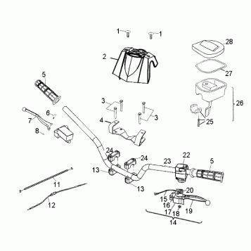 HANDLEBAR - A07SB20AA (49ATVHANDLEBAR07SAW)