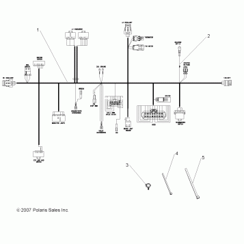 ELECTRICAL, WIRE HARNESS - A08CA32AA (49ATVHARNESS08BOSS)