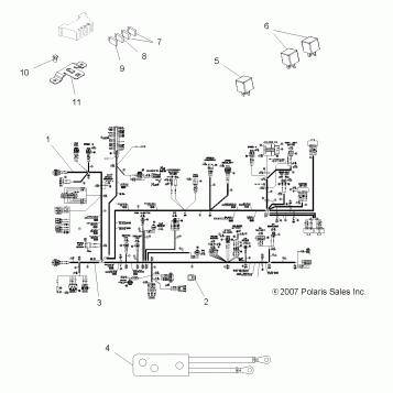 ELECTRICAL, HARNESSES - A09MN50AN/AX (49ATVHARNESS08SP500EFI)