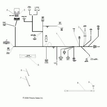 ELECTRICAL, WIRE HARNESSES - A10GJ52AA (49ATVHARNESS09OUT450)