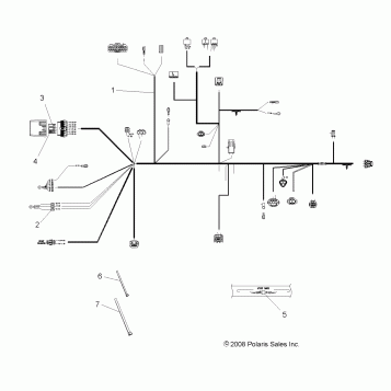 ELECTRICAL, WIRE HARNESSES - A11GP52AA (49ATVHARNESS09OUT525)