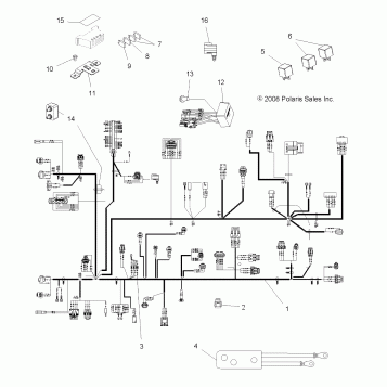 ELECTRICAL, HARNESSES - A09TN50EA (49ATVHARNESS09SPX2500QD)