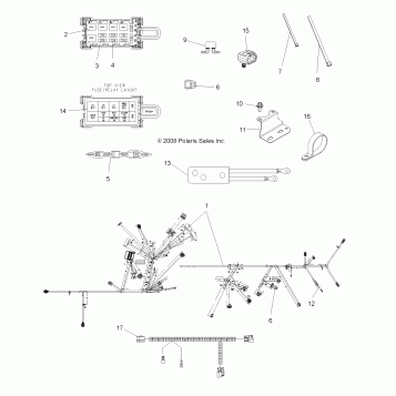 ELECTRICAL, HARNESS - A09ZN55AL/AQ/AS/AT/AX (49ATVHARNESS09SPXP550)